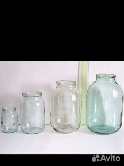 Стеклянная банка 3л винтовая