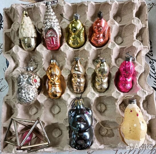 Елочные игрушки СССР