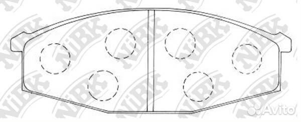 Колодки тормозные дисковые
