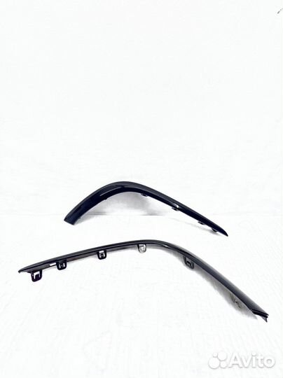 Накладка бампера w213 рестайлинг