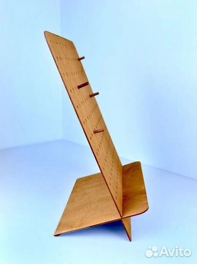 Витрина подставка для украшений и бижутерии темная