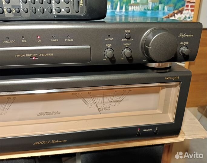 Technics SE-A900. Усилитель. Стрелки