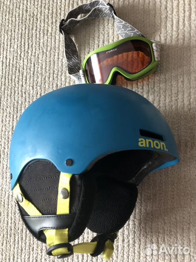 Детский горнолыжный шлем Anon и маска