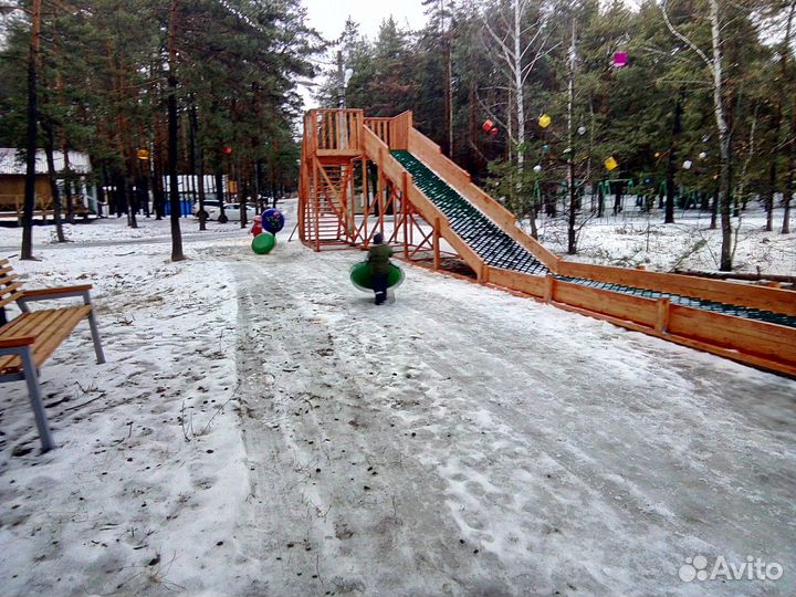 Всесезонная горка на базе 
