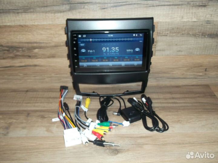 Магнитола 2DIN SsangYong Actyon Android GPS WiFi