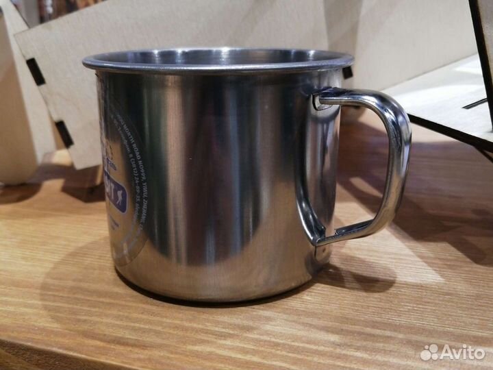 Кружка нерж d 7см, 200 мл