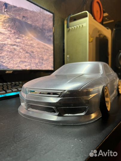 Aplastics s14 odyvia кузов rc drift silvia