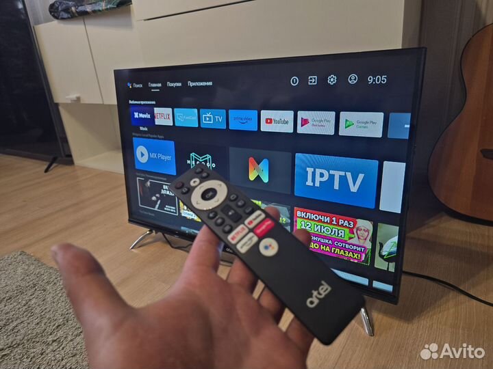 Телевизор SMART TV, 2023г, голосовой ввод