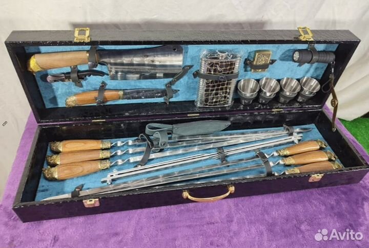 Шашлычный подарочный набор