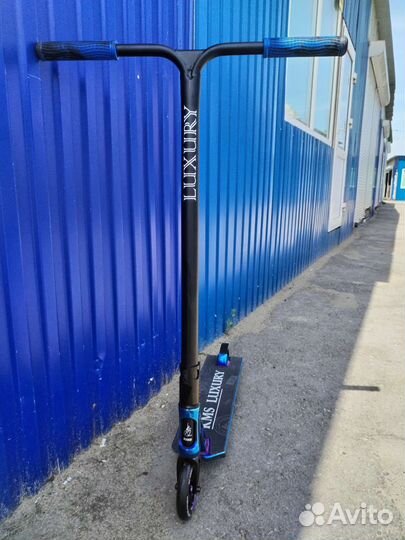 Самокат трюковой KMS Luxary 120 mm/ синий