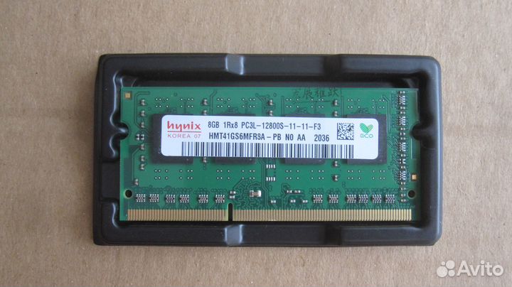 Sodimm 8Gb DDR3-1600 PC3L-12800S Hynix