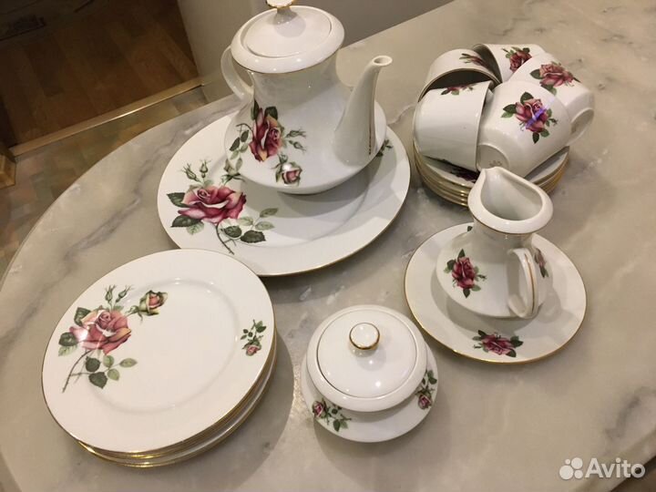 Чайный сервиз’’ Роза’’ Чехословакия