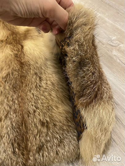 Меховая жилетка из лисы