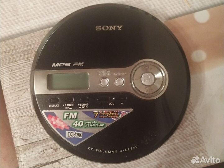 Cd плеер sony walkman
