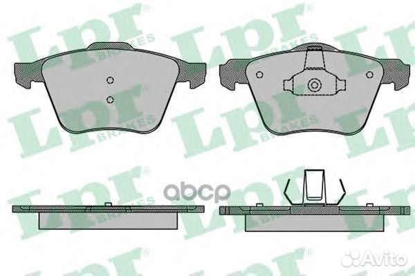 Колодки тормозные дисковые 05P1507 Lpr