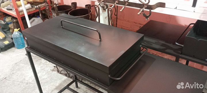 Мангал с колесами 5 мм