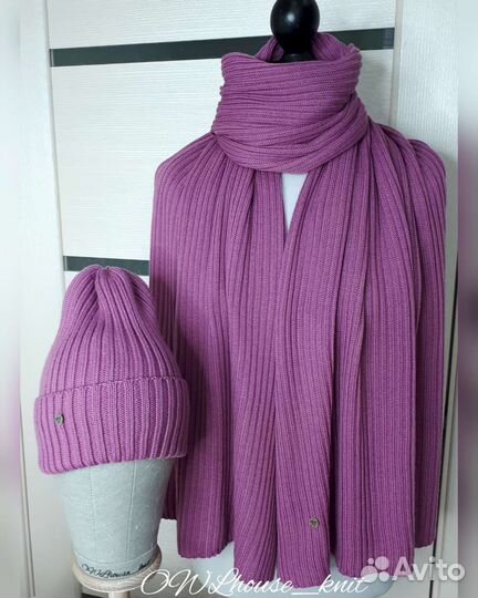 Женский шарф, шапка, повязка