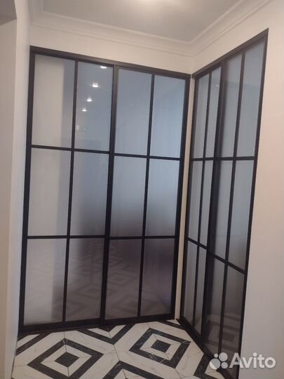 Перегородка для зонирования комнаты. Раздвижная пе