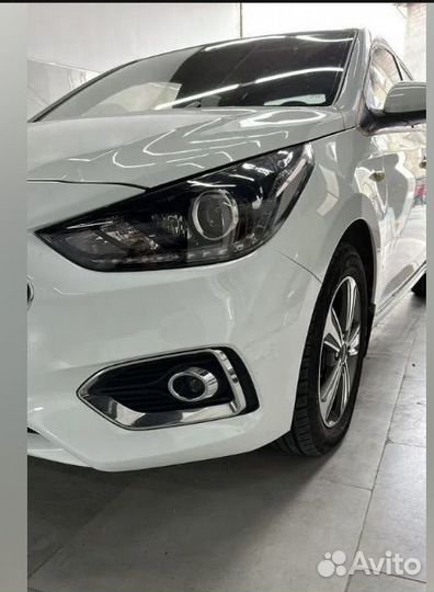 Фара хундай солярис лед 4