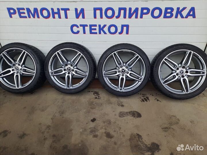 Колеса на mercedes r19 разноширокие