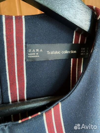 Платье Zara синее