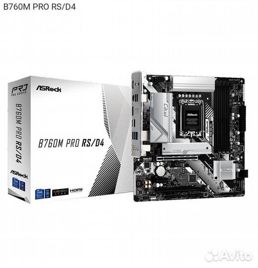 B760M PRO RS/D4, Материнская плата ASRock B760M PR