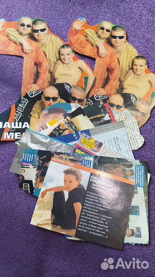 Группа Маша и Медведи (вырезки из журналов)