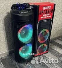 Колонка с караоке и светомузыкой