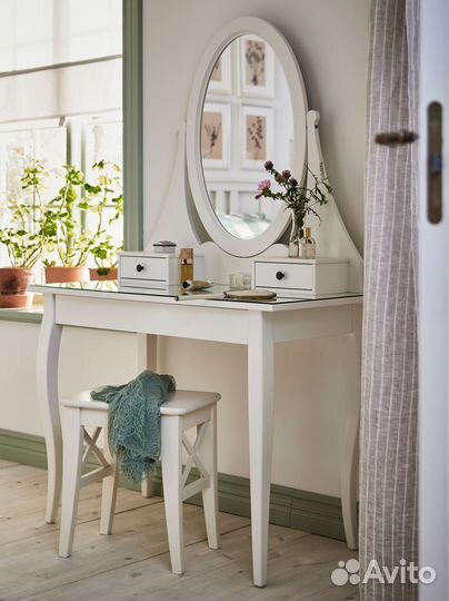 Туалетный столик для макияжа икеа hemnes
