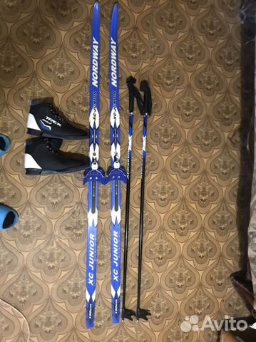 Лыжи беговые детские 150 с ботинками