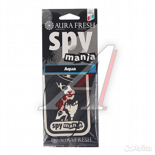 Ароматизатор подвесной картонный (aqua) Spy Mania