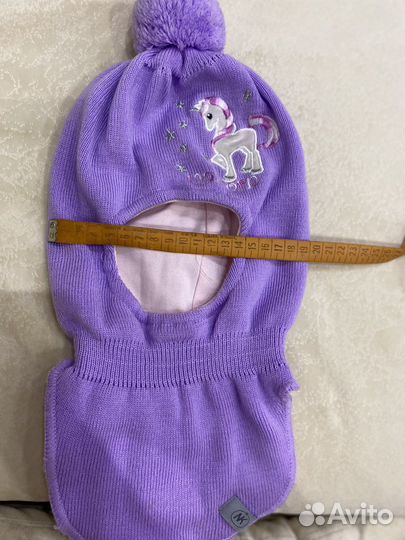 Шапка шлем для девочки