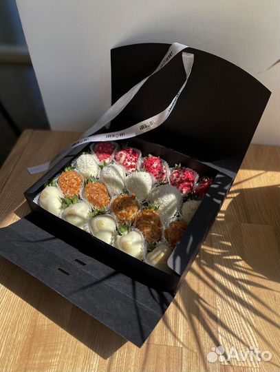 Набор клубники в бельгийском шоколаде