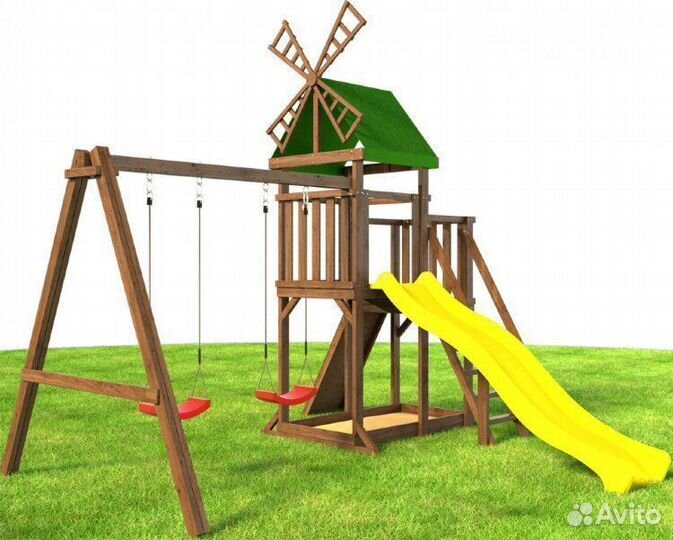 Детский комплекс с горкой