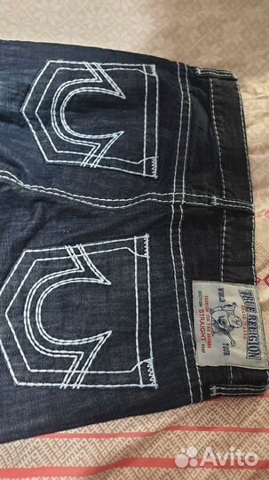 Джинсы true religion синие