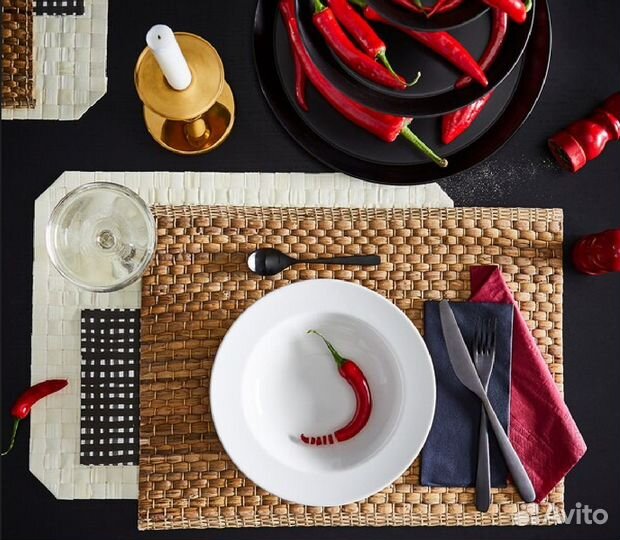 Сервировочные салфетки под приборы IKEA, цена за 2