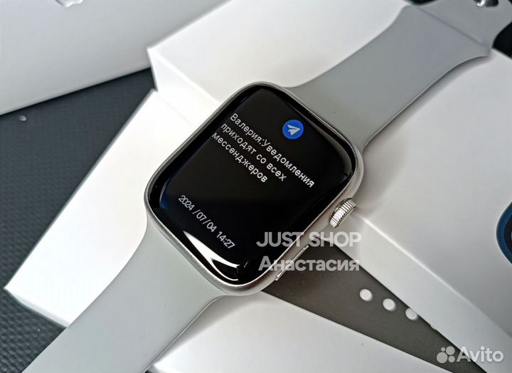 Часы Apple Watch 8 (Новые + Гарантия) Серебро