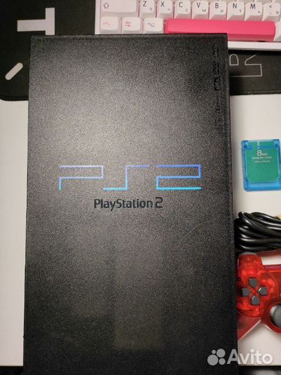 Sony playstation 2 fat 50000 midnight black