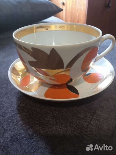 Чашка с блюдцем Вербилки