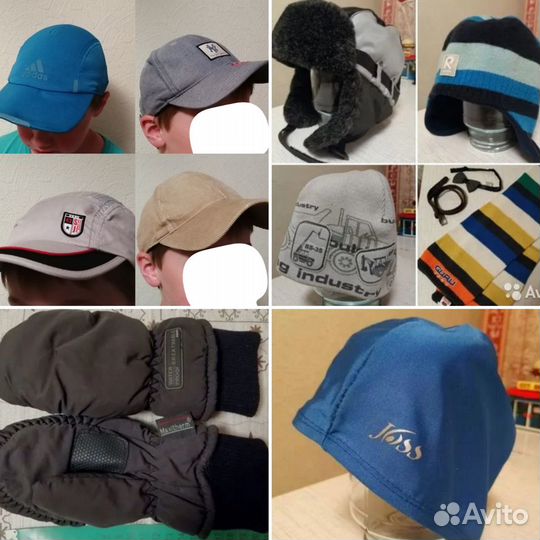 Maximo, Reima, Adidas бейсболки, шапки, краги