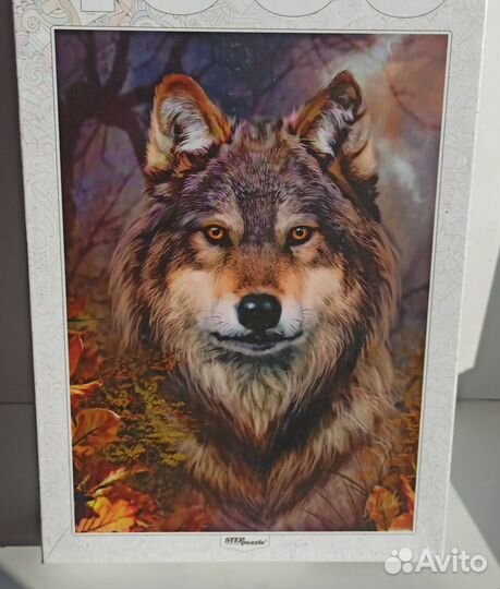 Пазл мозаика Волк 1000 новый