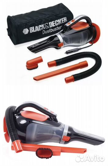 Автомобильный пылесос black decker