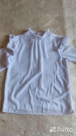 Блузка для девочки на рост 128