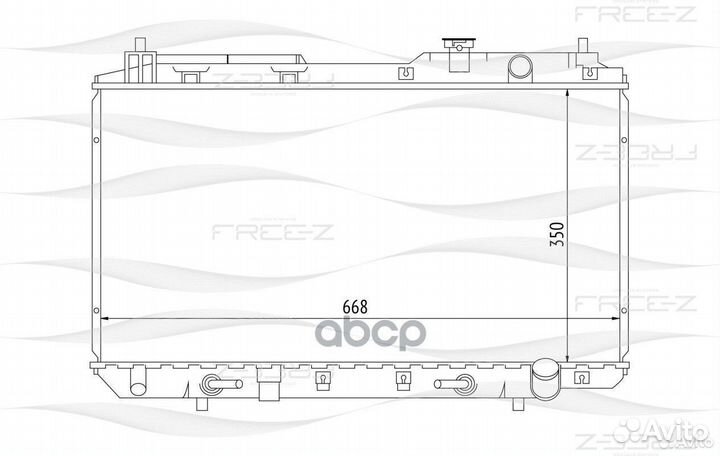 Радиатор KK0239 free-Z
