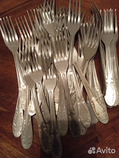 Вилки, ложки алюминиевые новые и б/у СССР