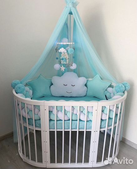 Бортик косичка