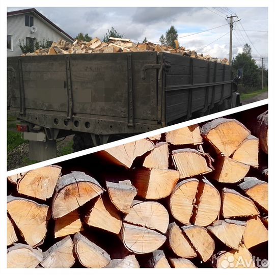 Колотые дрова с доставкой