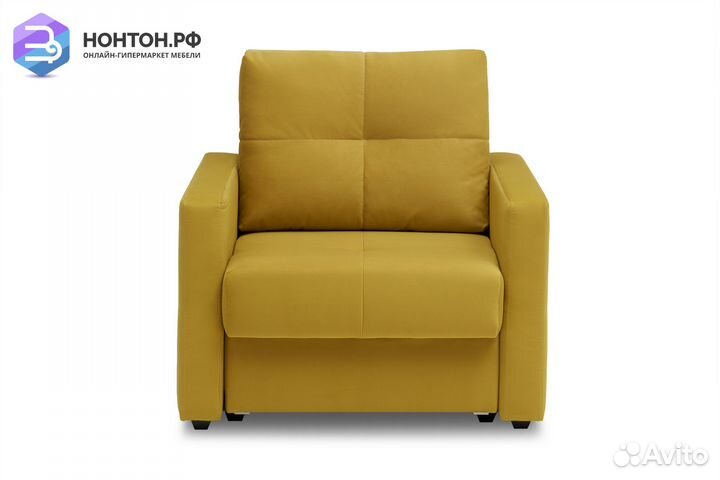 Кресло еврокнижка Вита горчичное