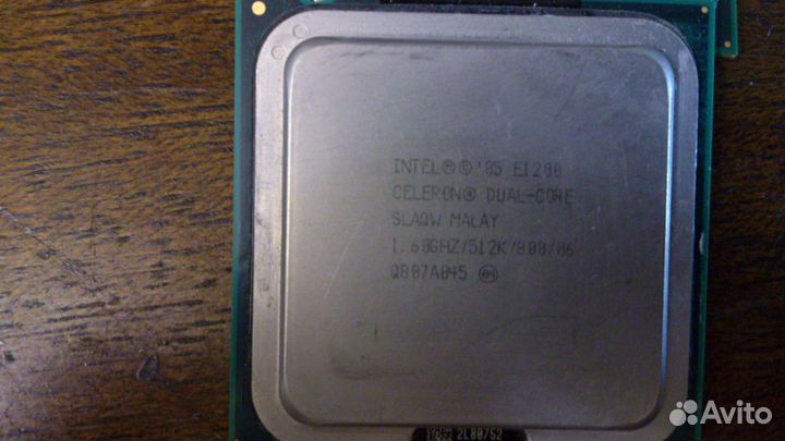 Процессоры Intel Pentium 4, Celeron, Celeron dual