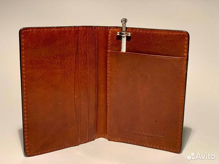 Мужское кожаное портомне Brunello Cucinelli